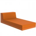 Garden furniture Vondon lounge Pixel module sofa Vondom fabric Silvertex orange