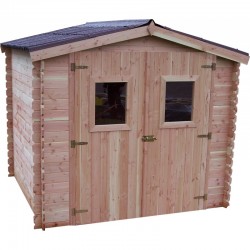Garden shed Habrita Dublin solid wood 5.32 m2 with roof corrugated plates
