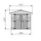 Garden Shed Madeira Thermo Habrita 7,81 m2 com Telhado de Aço