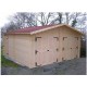 Garage doppio in legno Habrita 42 m2