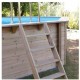 Pool Wood Ubbink Linea 500x800 H140 Liner Blue