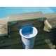 Piscina Madera Ubbink Océa 510 H120 Liner Azul