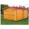 Holzgarage Habrita 21m2 im massiven Epicea