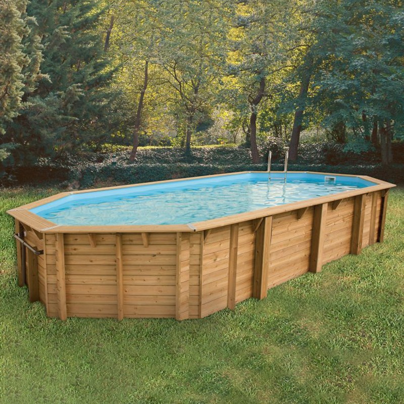 Piscine bois rectangulaire Ubbink Azura - Piscine Shop