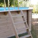 Piscine Bois Ubbink Océa 510 H120cm Liner Gris