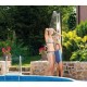 Doccia solare Standart 35L nero con tubo flessibile