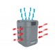 Pompa di calore verticale Poolex Q-Line 7 per vasche da 30 a 40 m3
