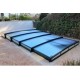 Pool Enclosure Ultraplat Telescopic Abrisol Tapia ready to install for pool 600 x 300