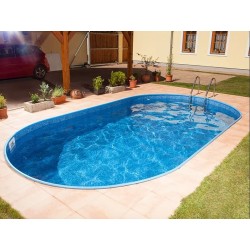 Piscine Ovale Ibiza Azuro 525x320 H150