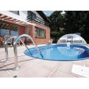 Swimmingpool Ovale Ibiza Family 800 Luxe Vergraben