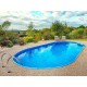 Oval pool Ibiza Azuro 10x416 H150