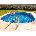 Piscina oval Ibiza Azuro 11x5 H150 com filtro de areia