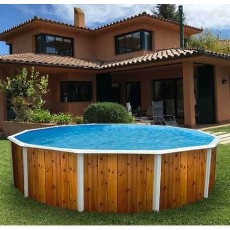 Piscina elevada TOI Veta ovalada 550x366xH120 con kit completo