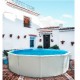 Above ground pool TOI Magnum round 350x132 Compact White