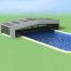 Pool Enclosure Low Telescopic Shelter Capri 6.44x4m without rail