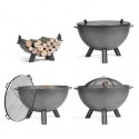 Tuin vuurpot Kongo Cook King Premium 85cm met 4 accessoires