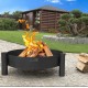 Viking King Brazier e Tripé 80cm com Grade em Aço Inox