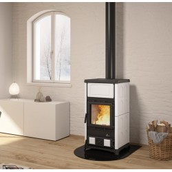 Heat recovery wood stove La Nordica Concita 2.0 13kW White