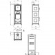 Houtkachel met Nordica Extraflame Rossella oven plus 6.5kW room