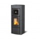 Wood stove with oven Nordica Extraflame Ester Evo 9.5kW natural stone