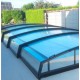 Low Pool Shelter Telescopic Shelter Cyprus 6.29x4m without rails