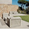 Lounge fauteuil Vondom The Factory aluminium Ecru