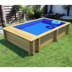 Pool'N Caja de madera Piscina 620x250xH133 BWT myPool
