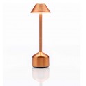 Luz de mesa Imagilights Led Demoiselle Alto Cônico de Cobre