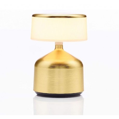Tafellamp Imagilights Led Demoiselle Kleine Cilinder Sable Gold