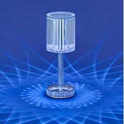 Lampe Gatsby Cylindre Cristal Vondom Led avec batterie