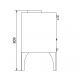 Poêle à Bois Ferlux Afar en Fonte sur pied 15.9 kW