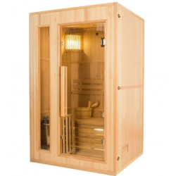 Sauna a Vapor Zen 2 lugares Pacote Completo 3.5kW