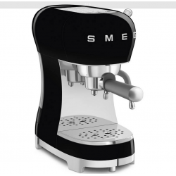 Smeg Espresso Coffee Machine 50's Black Chrome