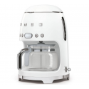 Cafetière programmable Smeg année 50 Blanc Chromé