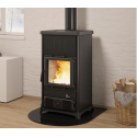 Poêle à bois récupérateur de chaleur La Nordica Concita 2.0 Steel 13kW Anthracite