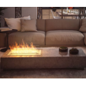 Infire 1L Insert 600 bioethanol burner with black box and 2 panes of glass
