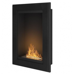 SIMPLEfire Frame 550 Black Bioethanol Fireplace with 1 Window