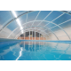 Copertura bassa per piscina Lanzarote Copertura rimovibile 10,8x4,7m