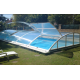 Copertura bassa per piscina Lanzarote Copertura rimovibile 12x5,7m