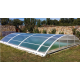Copertura bassa per piscina Lanzarote Recinzione rimovibile 10,8x6,7m