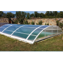 Copertura bassa per piscina Lanzarote Copertura rimovibile 12x6,7m