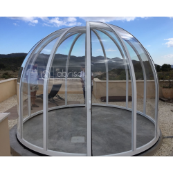 Spa shelter Sfera Telescopische shelter klaar om 390 te installeren