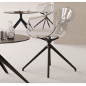 Conjunto de 2 cadeiras giratórias Incasso Cristal Vondom