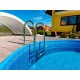 Azuro Oval Pool 5,5x3,7x1,2 Freistehender oder unterirdischer Sandfilter