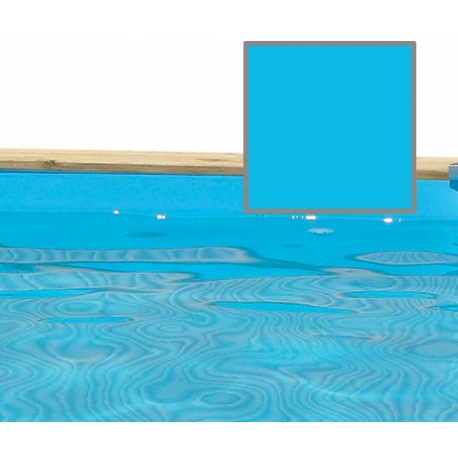 Pool Holz Ubbink Océa 430 H120cm Blau Liner