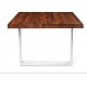 Table salle à manger en bois Sophie Premium 1.6x0.96m couleur Noyer