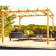 Linares freistehende Pergola aus Holz 6x4m 24m2
