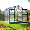 Serre Jardin Aluminium Habrita 10.60m2