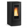 Dahiana Plus VFS 10 kW La Nordica Extraflame pelletkachel met kanalen zwart