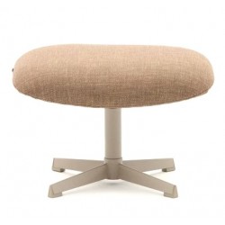 Repose-pieds Aspe tissu marron clair et métal VeryForma